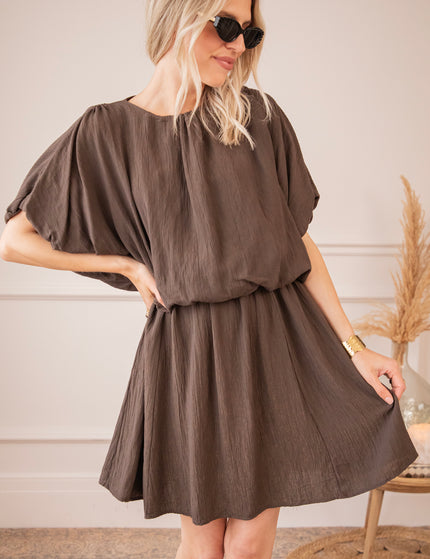 Kleid - Arabella - Schokoladenbraun