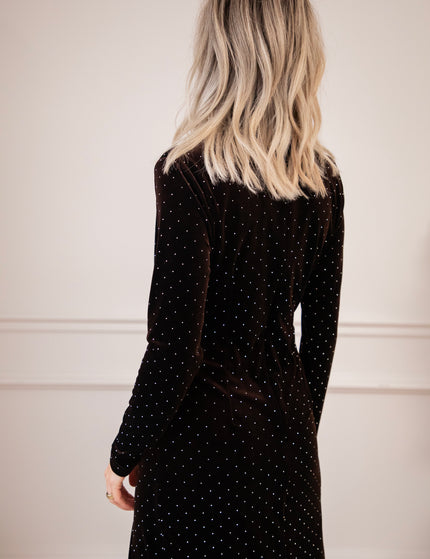 Midnight Queen Choco - Maxi Jurk