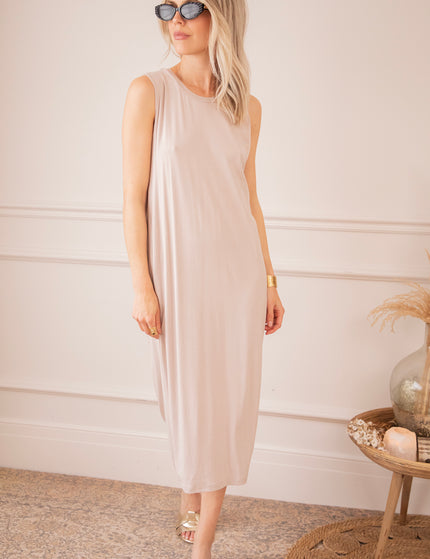 Maxikleid - Flowing Fiona - Taupe