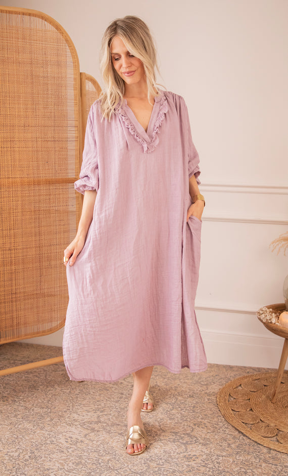 Esmeralda Mauve - Maxi Jurk