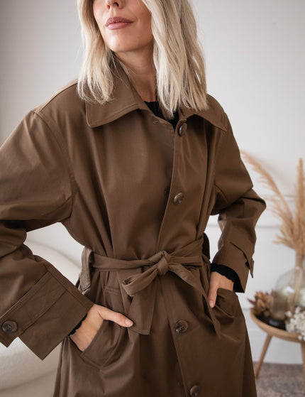 Tilda Trench Brown - Coat