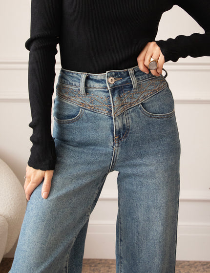 Denim Detaille Cool Blue - Jeans