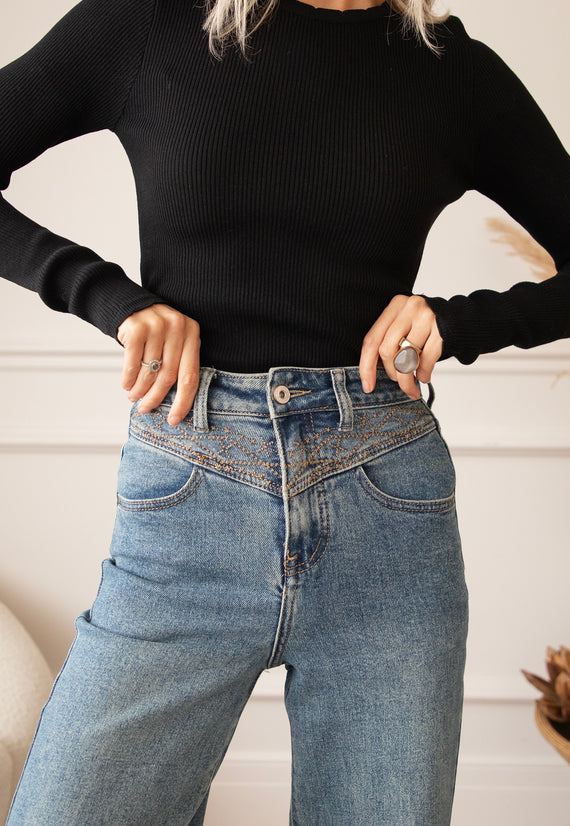 Denim Detaille Cool Blue - Jeans