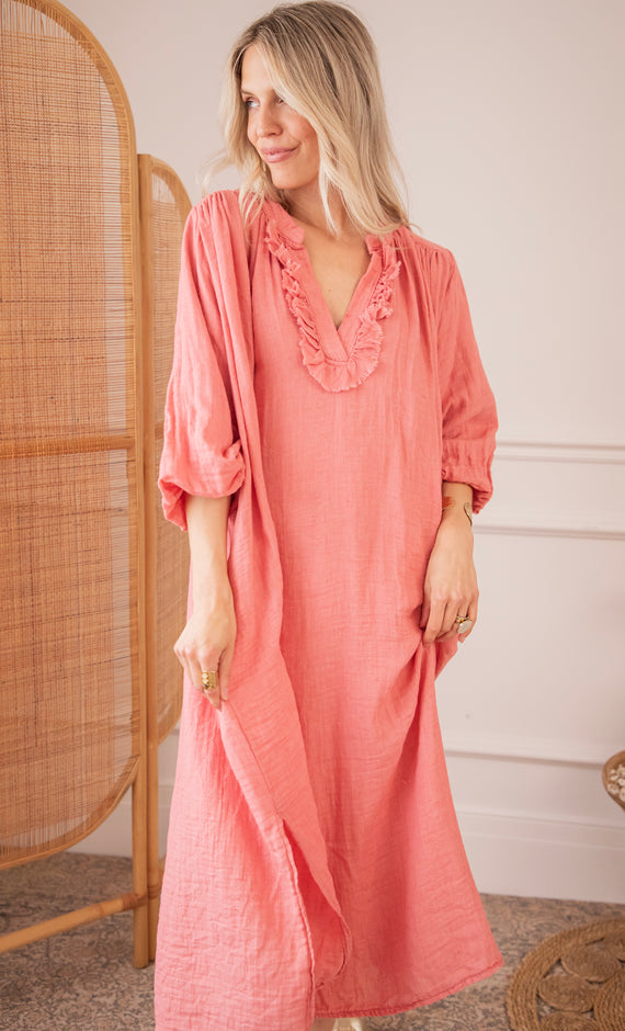 Esmeralda Raspberry - Maxi Dress
