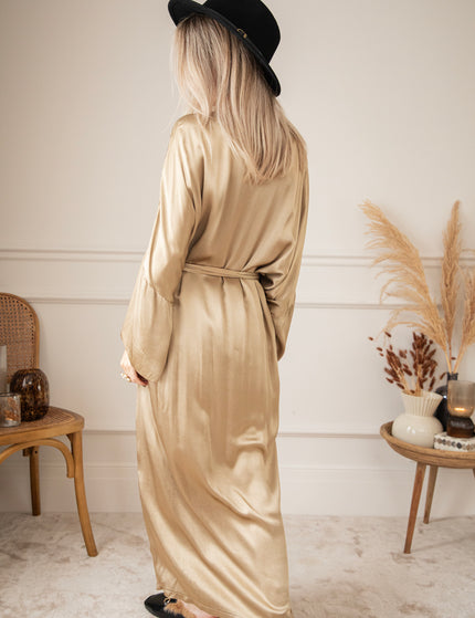 Silky Moments Gold - Maxi Dress