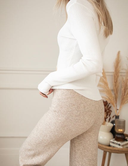 Cozy Times Ahead Taupe - Pants