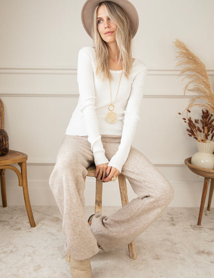 Cozy Times Ahead Taupe - Pants