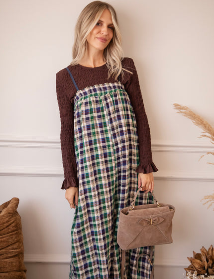 Lumberjack Charm Green/Blue - Jumpsuit