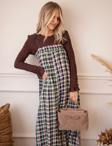 Lumberjack Charm Green/Blue - Jumpsuit