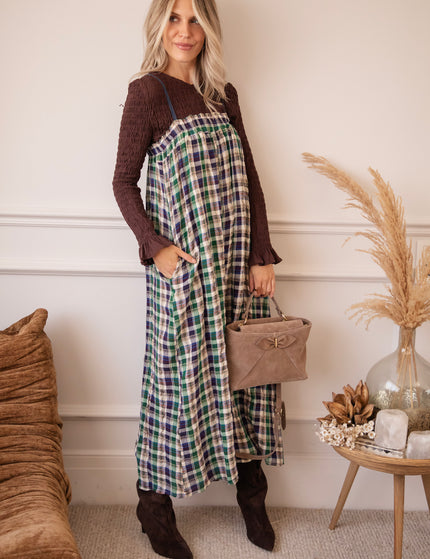 Lumberjack Charm Green/Blue - Jumpsuit