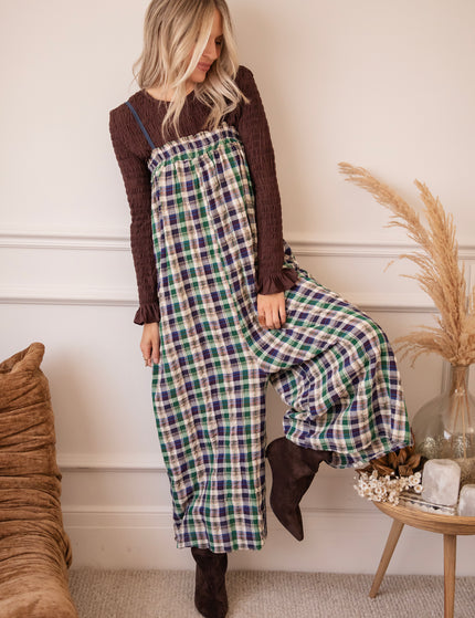 Lumberjack Charm Green/Blue - Jumpsuit