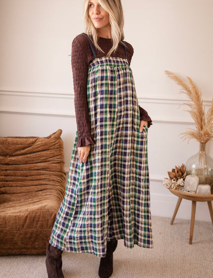Lumberjack Charm Green/Blue - Jumpsuit
