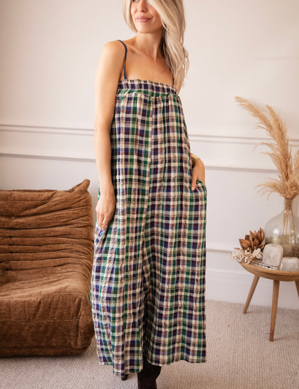 Lumberjack Charm Green/Blue - Jumpsuit