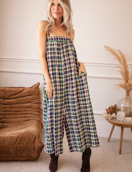 Lumberjack Charm Green/Blue - Jumpsuit