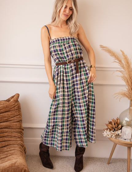 Lumberjack Charm Green/Blue - Jumpsuit
