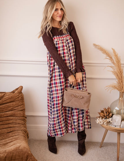 Jumpsuit - Lumberjack Charm - Rot/Blau