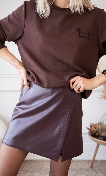 Harper Bordeaux - Skort