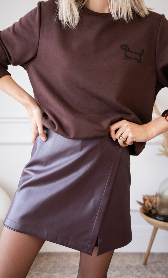 Harper Bordeaux - Skort