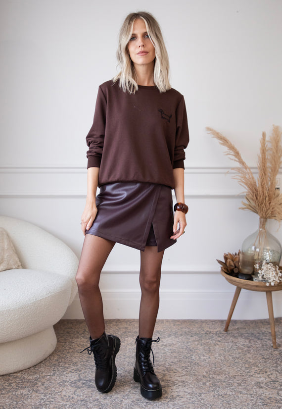 Harper Bordeaux - Skort
