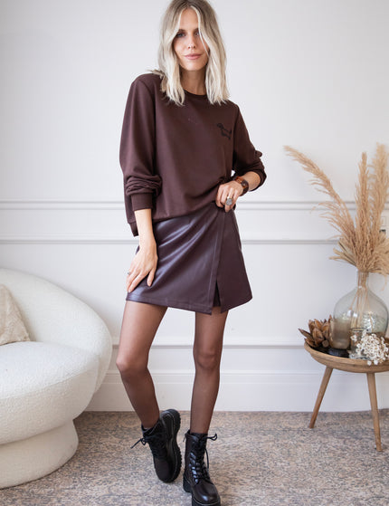 Harper Bordeaux - Skort