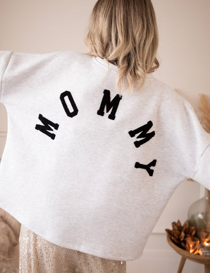 Lily Mommy Soft Grey/Black - Sweater