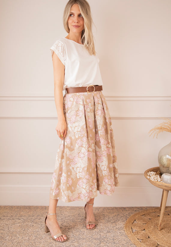 Rock - Flower Pop Wide - Taupe
