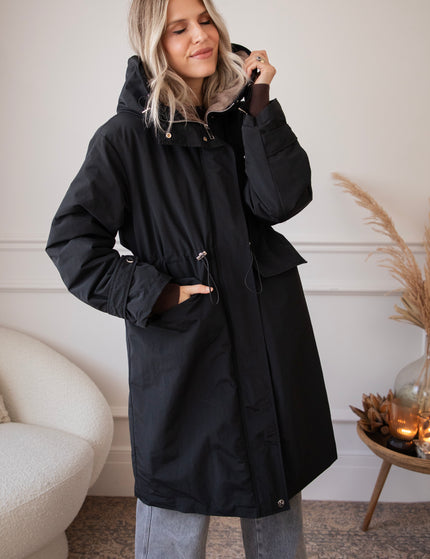 Rain Ready Parka Black - Coat
