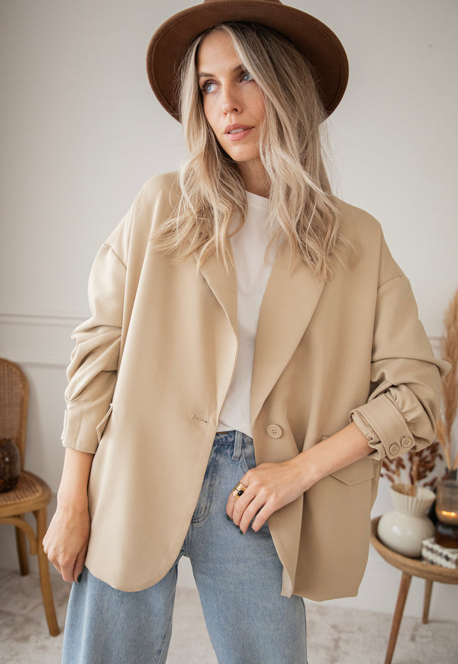 Bomber Blazer Beige - Jacket