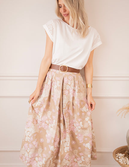 Rock - Flower Pop Wide - Taupe
