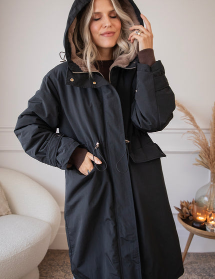 Rain Ready Parka Black - Coat