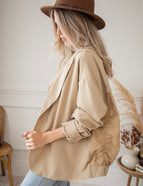 Jacke - Bomber Blazer - Beige