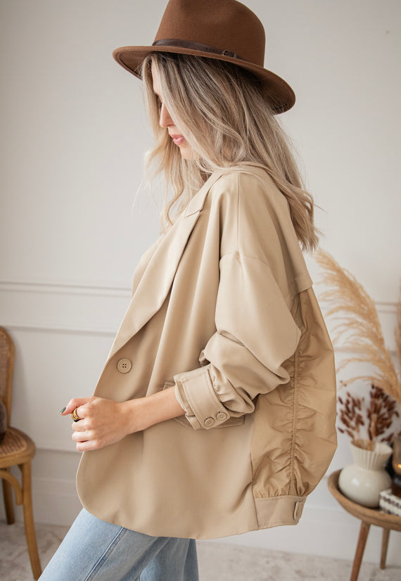 Bomber Blazer Beige - Jacket