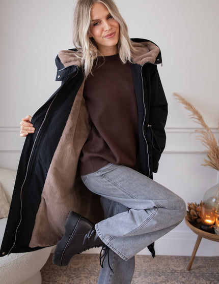 Rain Ready Parka Black - Coat