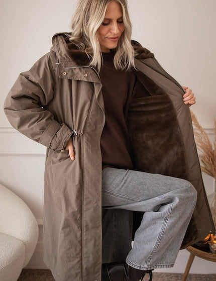 Rain Ready Parka Khaki - Coat