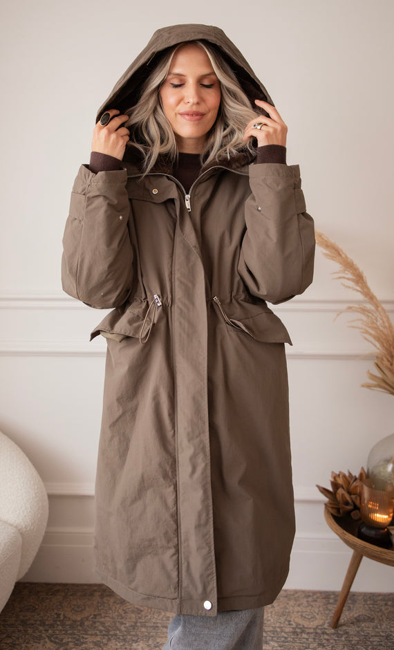 Rain Ready Parka Khaki - Coat
