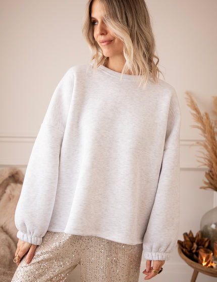 Lily Mommy Soft Grey/Black - Sweater