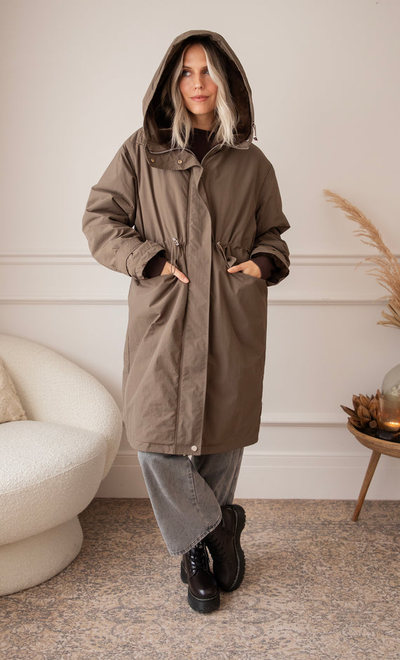 Rain Ready Parka Khaki - Coat