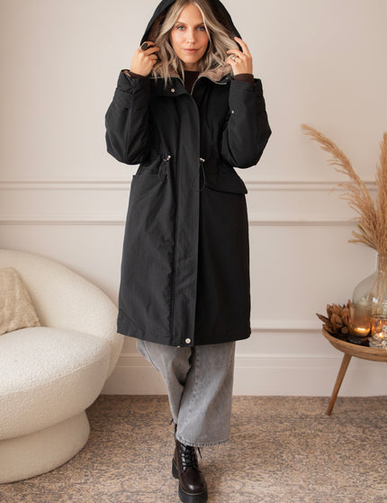 Rain Ready Parka Black - Coat