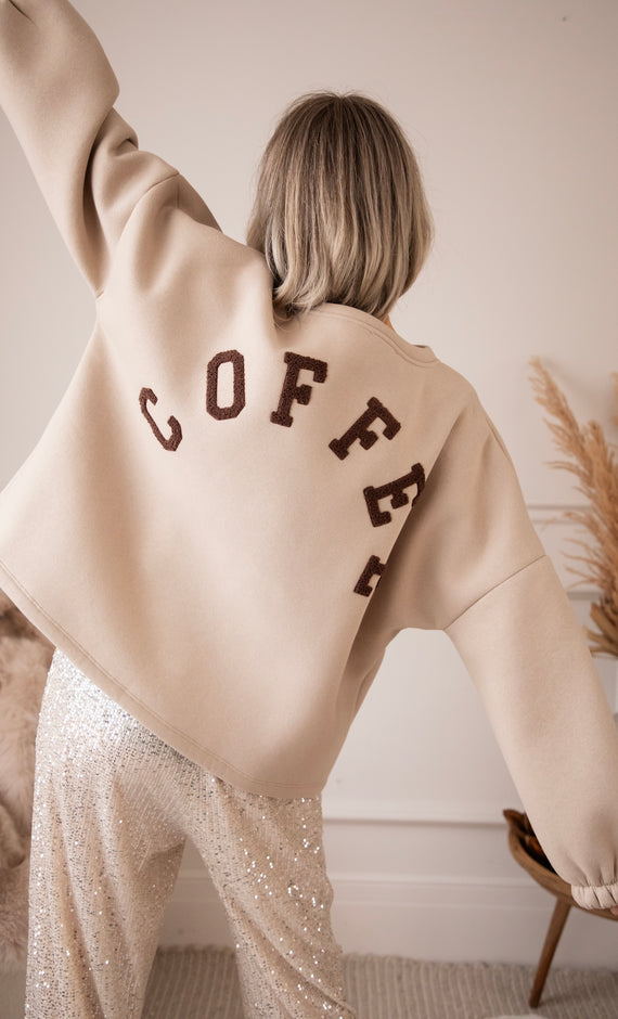 Lily Coffee Beige/Brown - Sweater