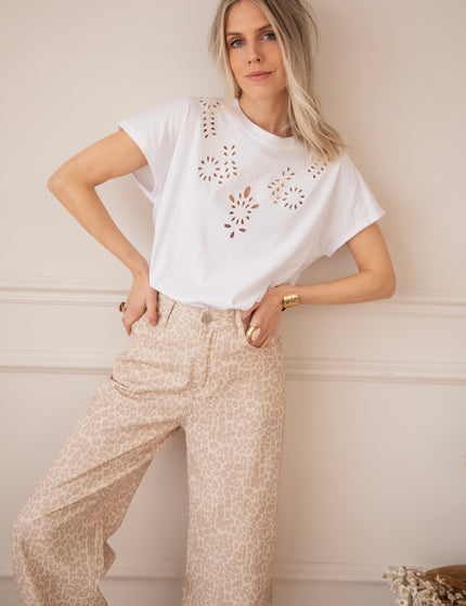 Whisper Of Embroidery Anglaise White - T-Shirt
