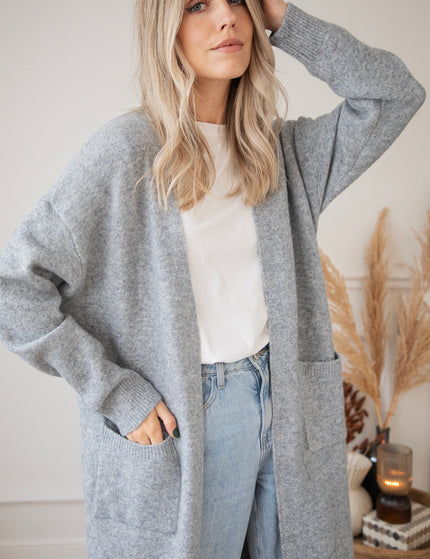 Cozy Times Ahead Grey - Cardigan