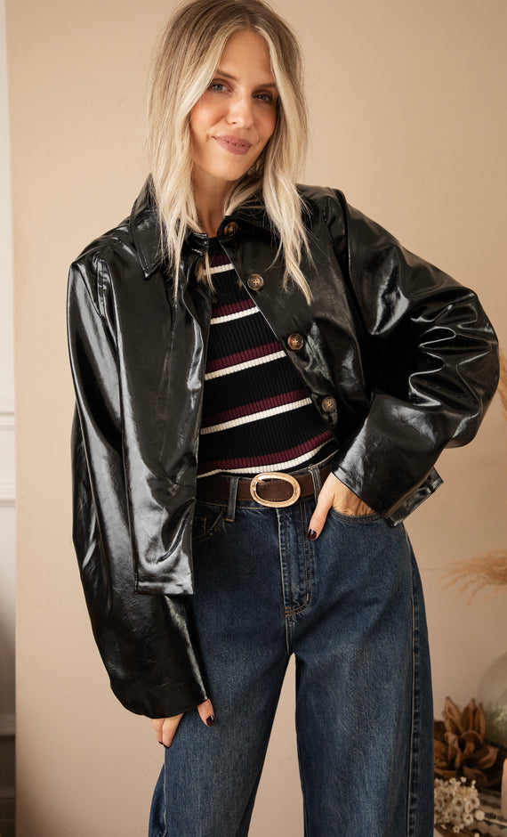 Jacke - Scottie Gloss - Schwarz
