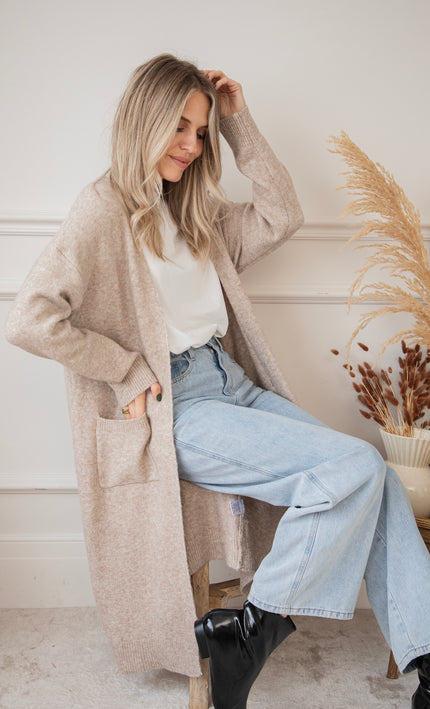 Cozy Times Ahead Taupe - Vest