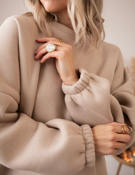 Lily Coffee Beige/Brown - Sweater