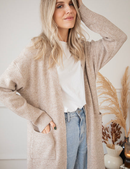 Cozy Times Ahead Taupe - Cardigan