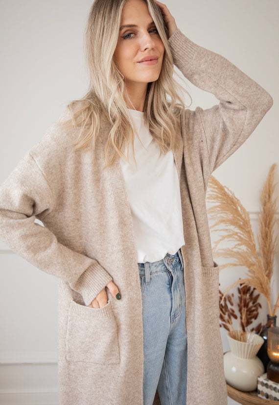 Cozy Times Ahead Taupe - Vest