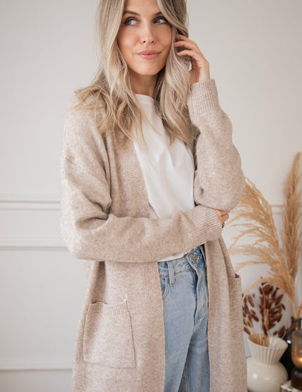 Cozy Times Ahead Taupe - Cardigan