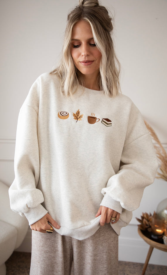 Pullover - Simplicity Autumn - Hellgrau