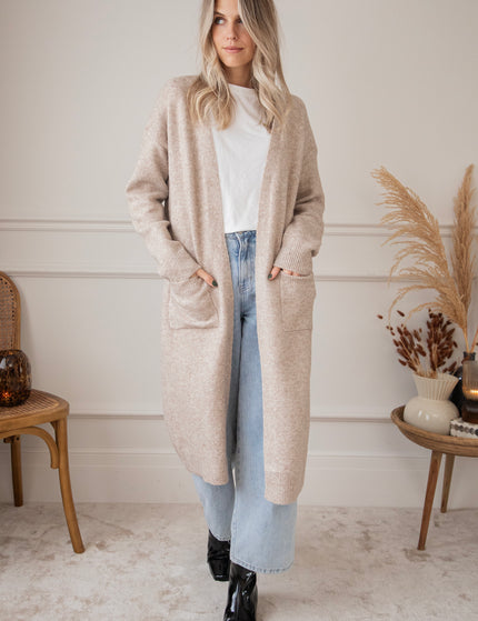 Cozy Times Ahead Taupe - Cardigan