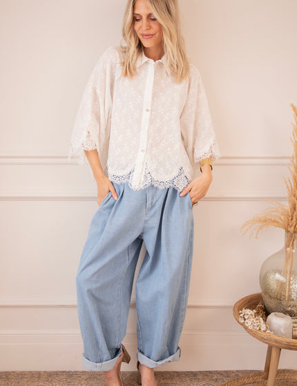 Lucy Lace White - Blouse